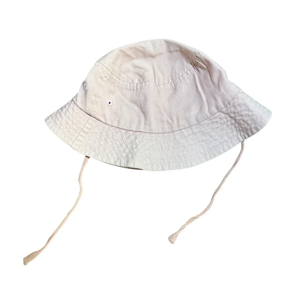 ZARA Baby Pink Cotton Bucket Hat Sun Hat One Size